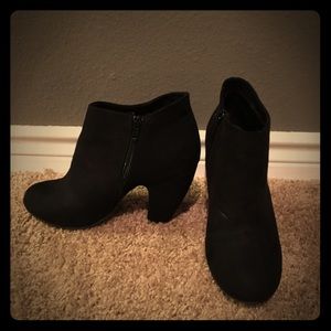 Black ankle boots